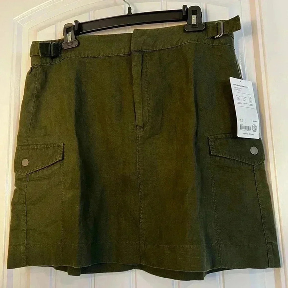 Athleta Voyager Linen Skirt NWT - Picture 2 of 10